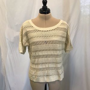 Lacey knit sweater